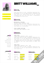 Entry level cv template Brussels - GoSumo cv template